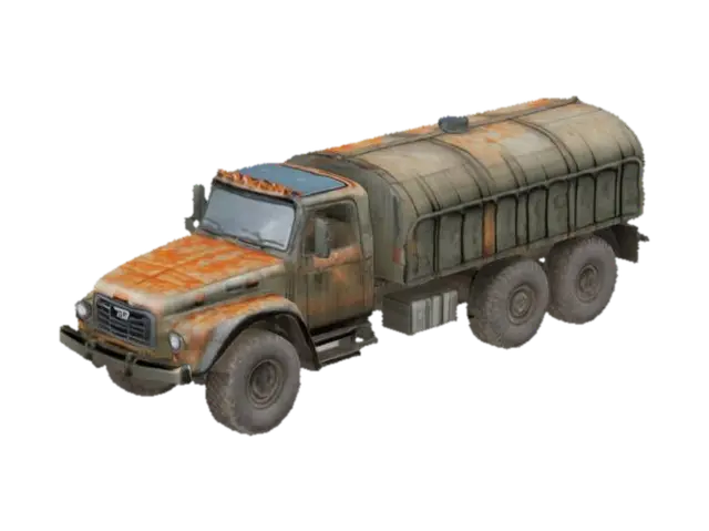Modèle 3D Forest Tanker Truck, généré par IA