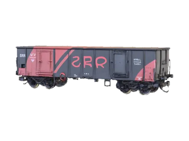 SRR Freight Wagon Model - Railroad 3D model, vytvořený pomocí AI