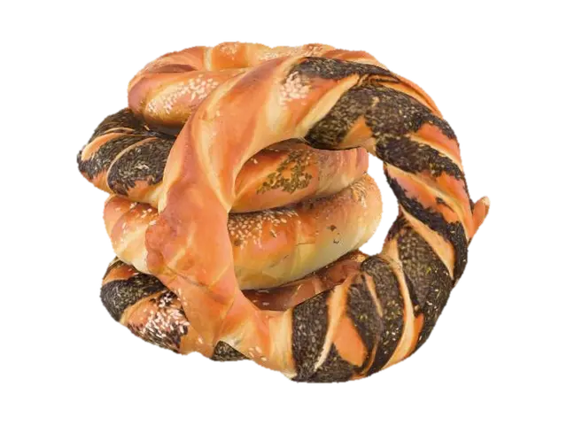 3D model for Kraków Bagel Tower, #food#