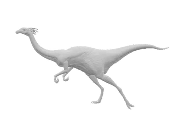 3D model for Gallimimus Illustration