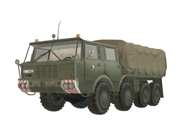 3D model for Tatra 813 military cargo truck