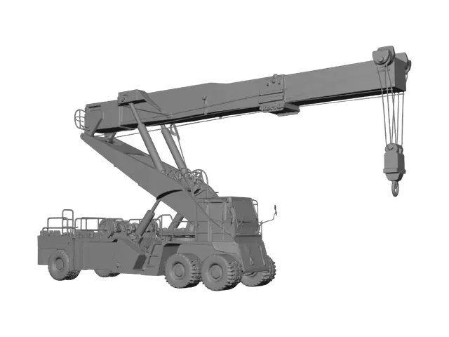 3D model for Emerald Mobile Crane