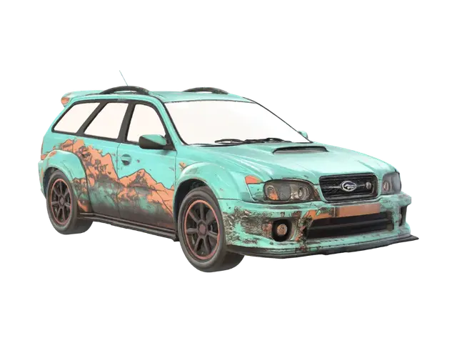 3D model for Azure Canyon Rally