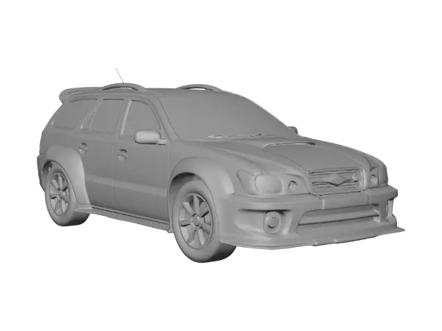 3D model for Azure Canyon Rally