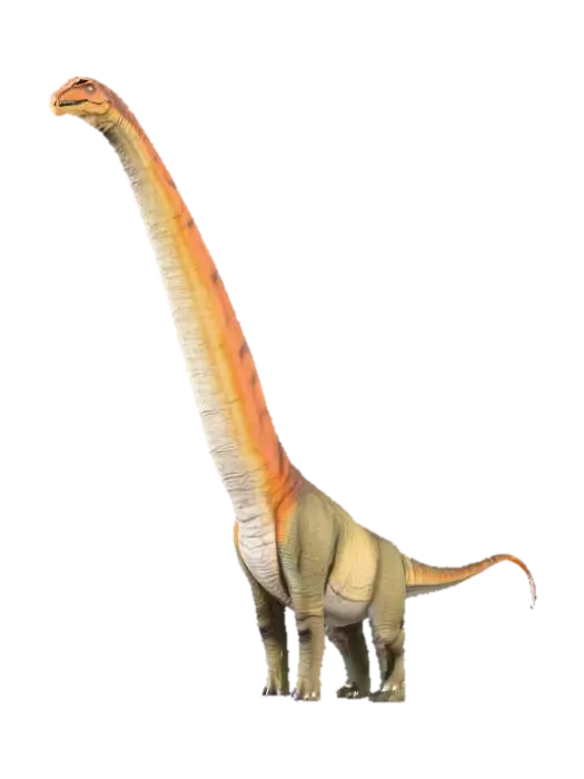Argentinosaurus Illustration - Jurassic 3D model, vytvořený pomocí AI