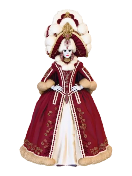 Masquerade Majesty, #Halloween2025# - Theatrical 3D model, vytvořený pomocí AI