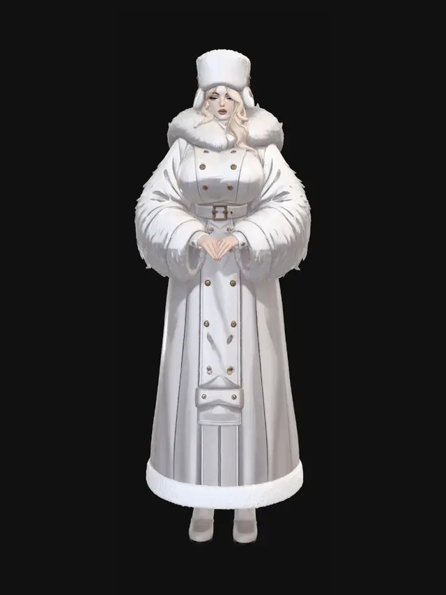 3D model for Snowbound Elegance