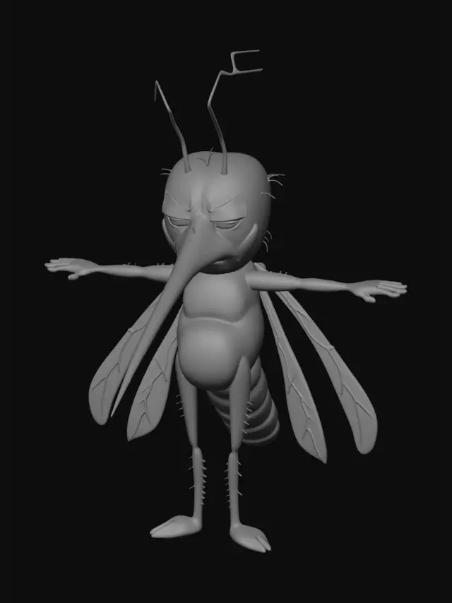 3D model for Grumpy Winged Ant
