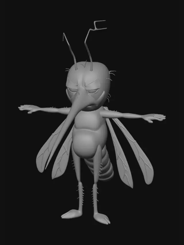 3D model for Grumpy Winged Ant
