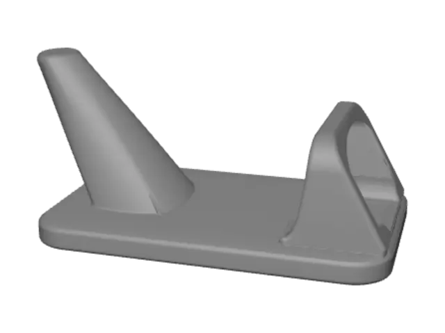 3D model for Black plastic peg clip