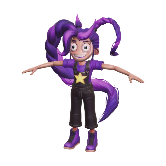 3D model for Poppy Playtime Chapter 5 Lily Love Braids