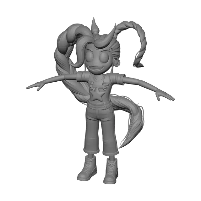 3D model for Poppy Playtime Chapter 5 Lily Love Braids