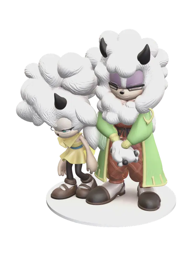 3D model for Weathered Lanolin The Sheep