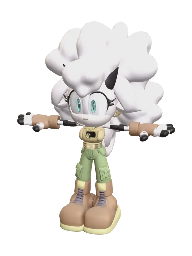 3D model for Realistic Lanolin The Sheep