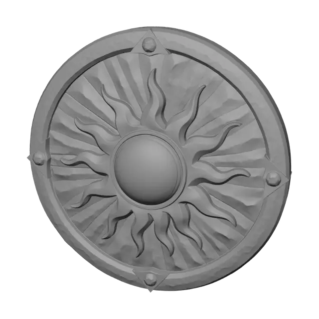 3D model for Crimson Sun Shield