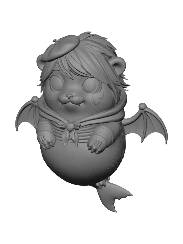 3D model for Moonlit Bat Panda