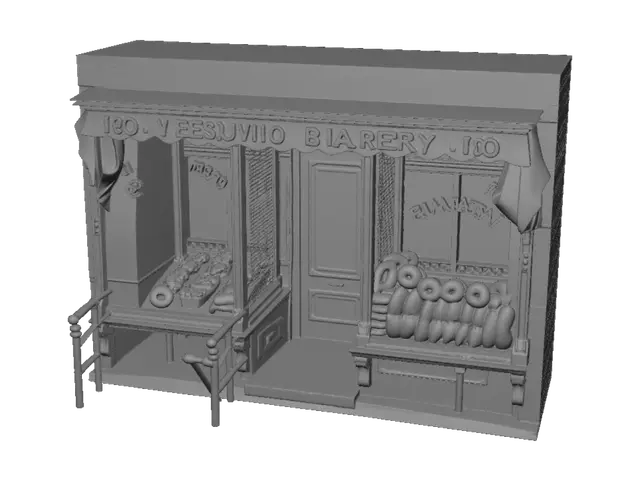 3D model for Vesuvio Bakery storefront