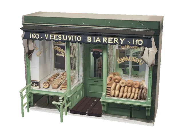 3D model for Vesuvio Bakery storefront