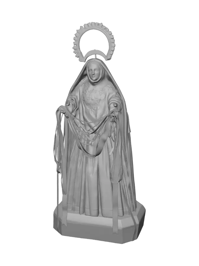 3D model for Our Lady of Ribbons