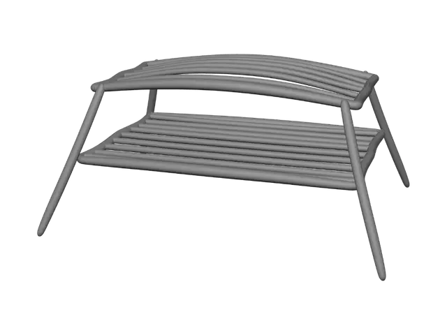 3D model for Pitched Roof Sketch with Measurements
