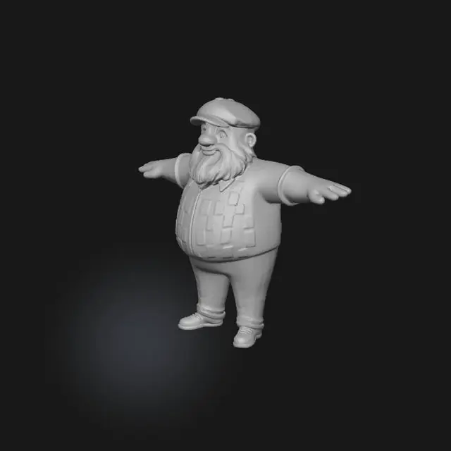 3D model for Happy Lumberjack