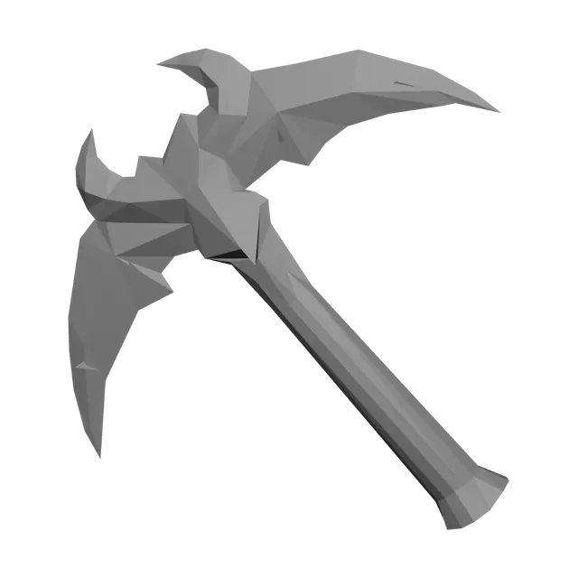3D model for Molten Ember Pickaxe