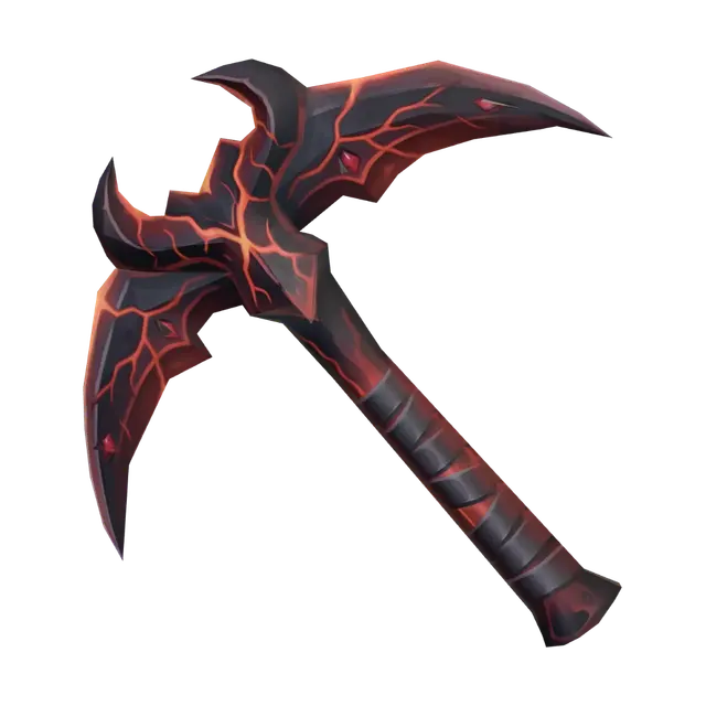 3D model for Molten Ember Pickaxe
