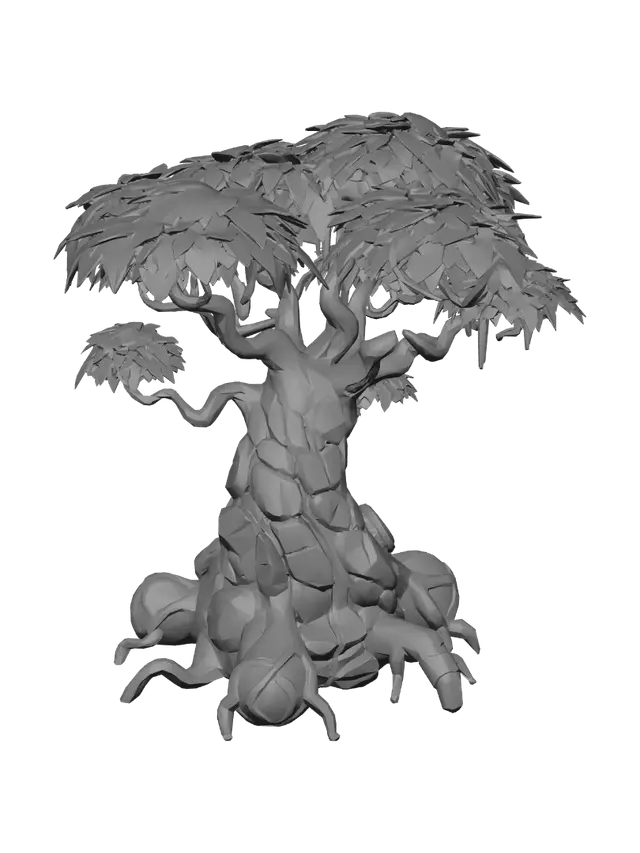 3D model for an tree from an alien world