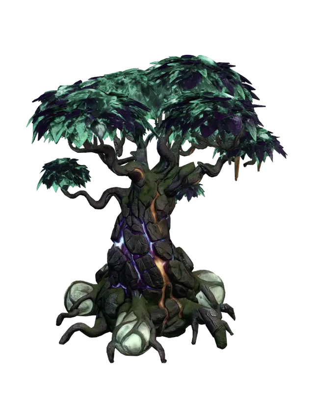 3D model for an tree from an alien world