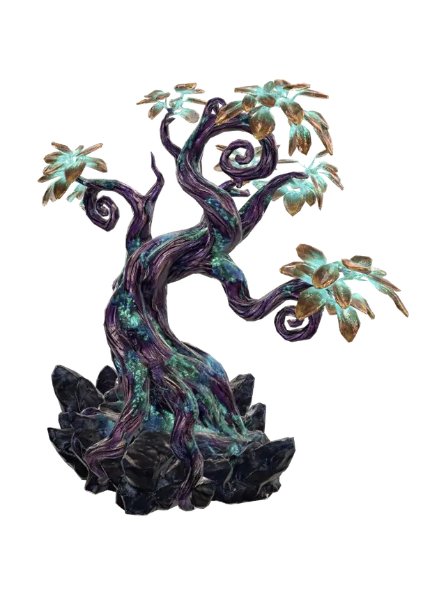 3D model for an tree from an alien world