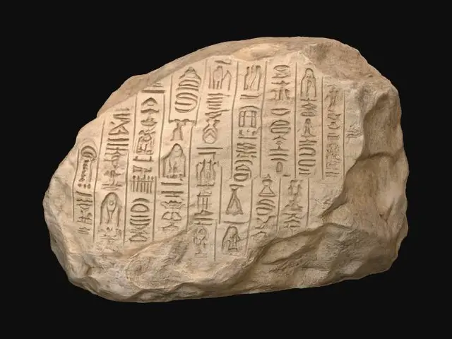 3D model for Ancient Egyptian Hieroglyphic Stone Tablet