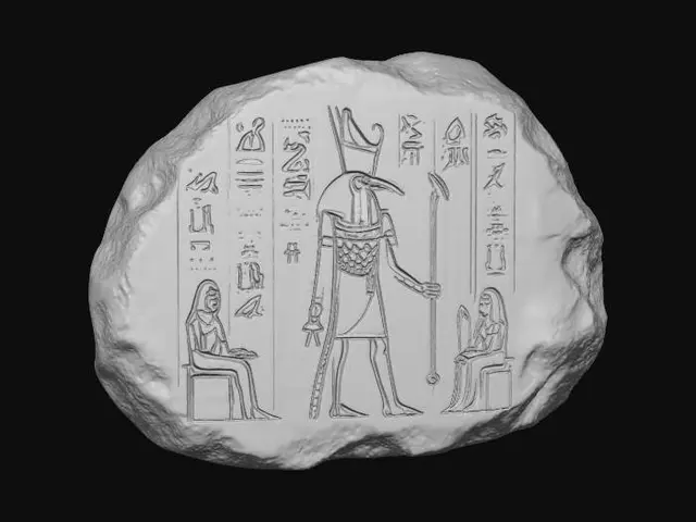 3D model for Egyptian Pharaoh Rock