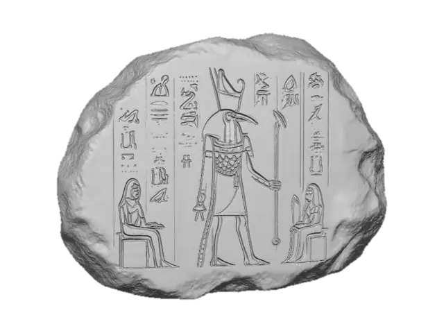 3D model for Egyptian Pharaoh Rock