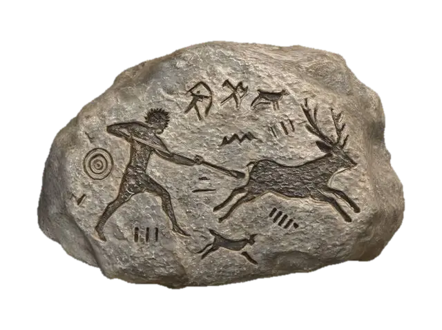 Modèle 3D Ancient Rock Drawings - History, généré par IA