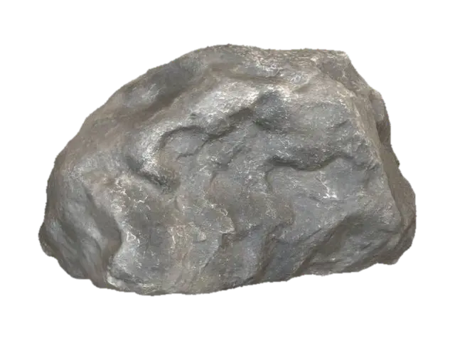 Grey Boulder 3D model, vytvořený pomocí AI