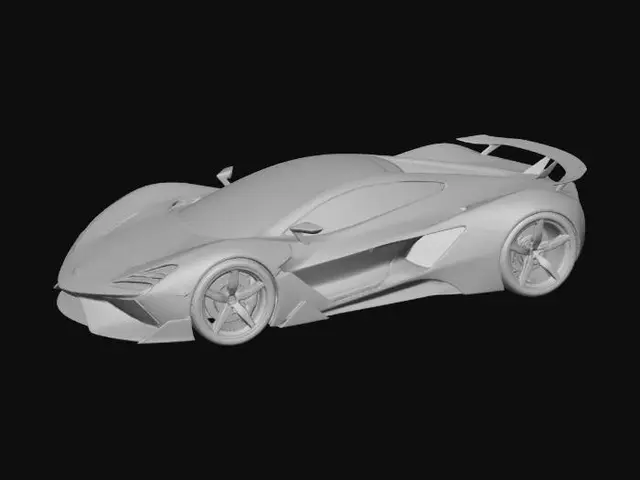 3D model for Create a supercar model.