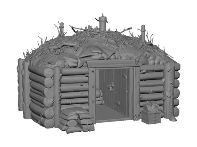 3D model for Trench Bunker
