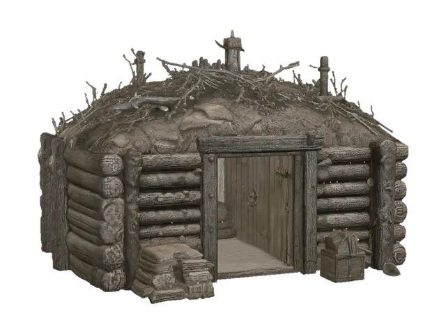 3D model for Trench Bunker