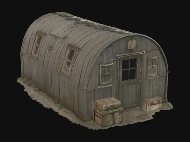 3D model for Quonset Barracks