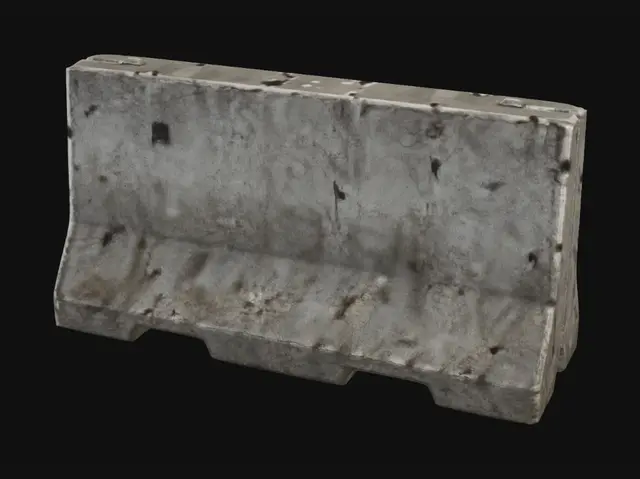 3D model for Concrete Barrier
