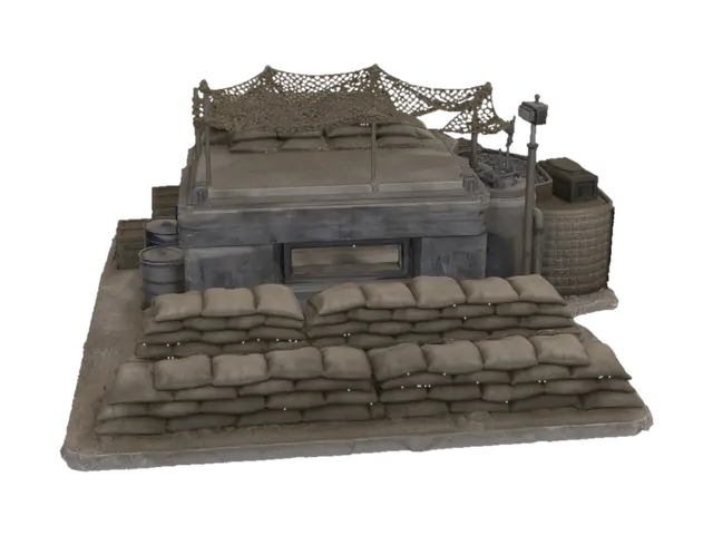 3D model for The Sandbag Bunker