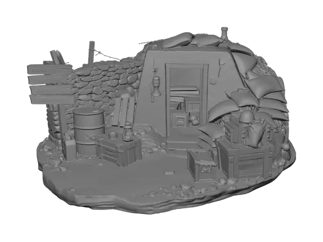 3D model for Front Line Bunker
