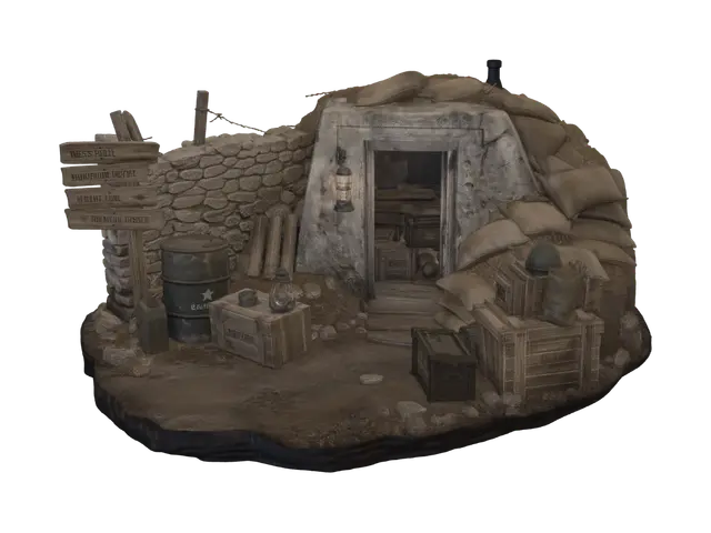 3D model for Front Line Bunker