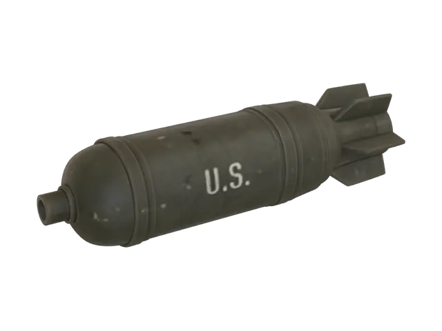 Depth Charge - Naval 3D model, vytvořený pomocí AI