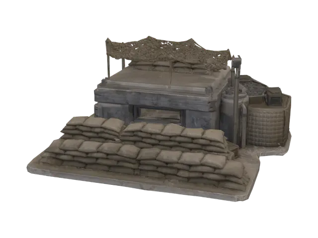 3D model for The Sandbag Bunker