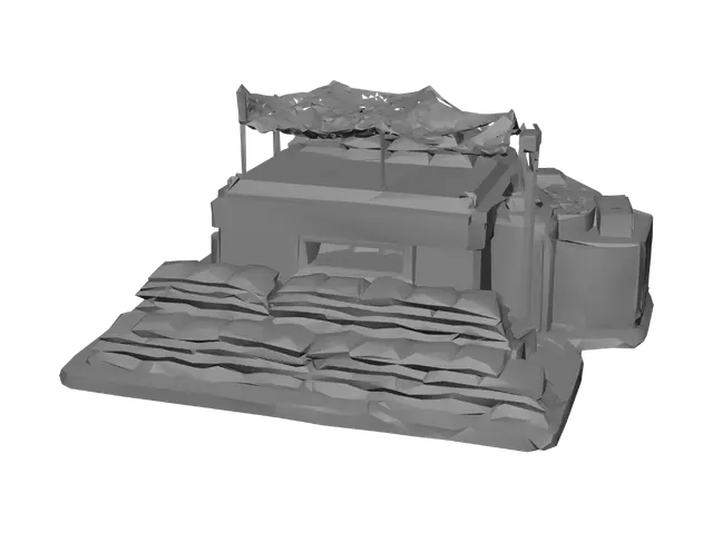 3D model for The Sandbag Bunker