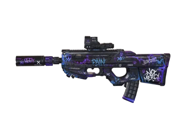 3D model for No Mercy F-2000 Graffiti Assault Rifle