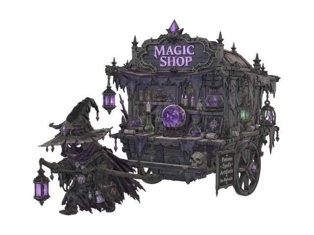 3D model for The Wandering Hexcart