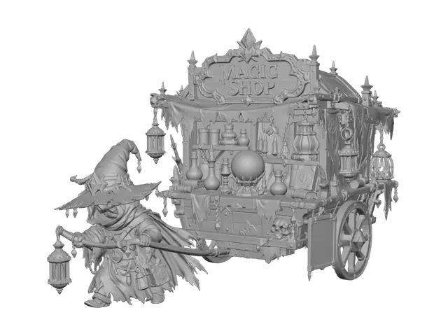 3D model for The Wandering Hexcart