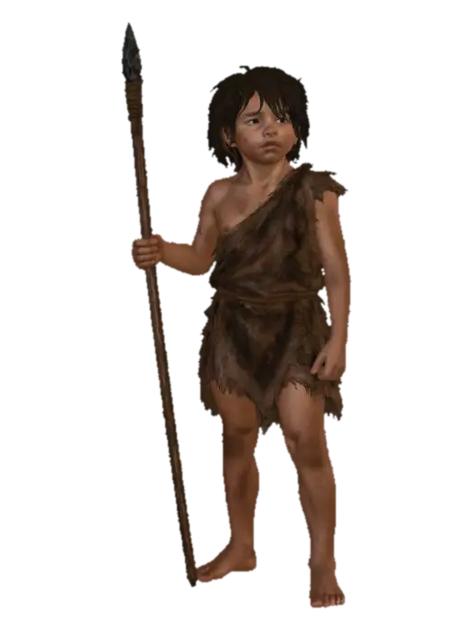 3D model for Stone Age Hunter